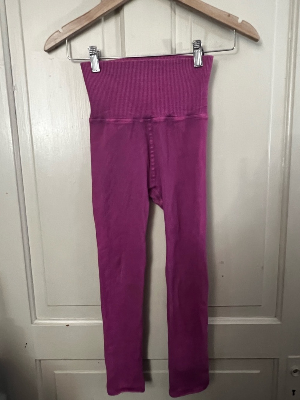Free People Women’s Ribbed Leggings Size XS Pink